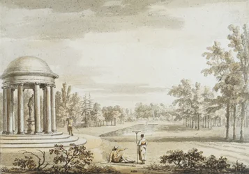 La Rotonde et le Théâtre de la Reine, Stowe, 1753